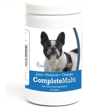 HEALTHY BREEDS Healthy Breeds 192959010251 French Bulldog all in one Multivitamin Soft Chew - 90 Count 192959010251